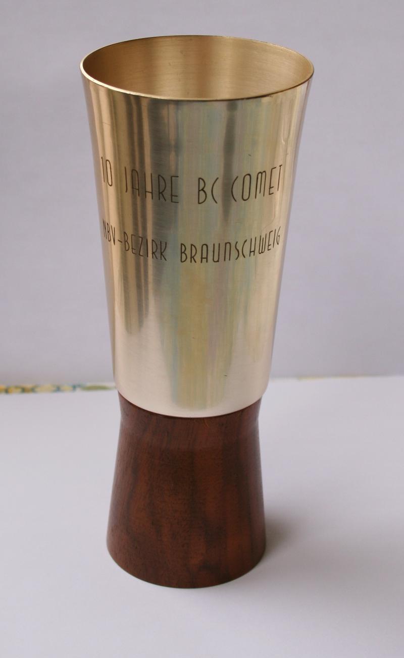 Pokal 10 Jahre BC Comet