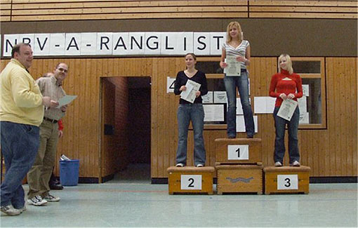 Von Links nach Rechts: Jens, Andreas, Alexandra Schmedtje, Sonja Schlösser, Jana Bühl