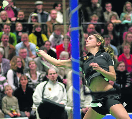 Annekatrin Lillie zeigt ihr Können beim Länderspiel in Gifhorn. Die junge Frau aus Gravenhorst bei Meine wird für die deutsche Nationalmannschaft wahrscheinlich auch in Braunschweig antreten. Archivfoto: Sebastian Priebe/regios 24