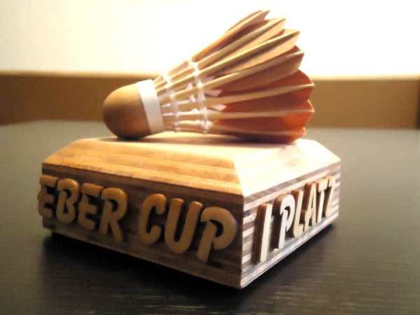 Pokal f&uuml;r den 1. Platz beim Ebercup