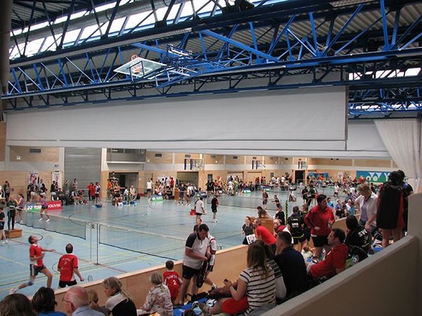 Ein Blick in die Halle