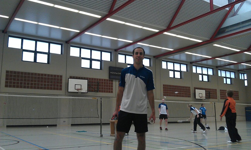 Sebastian beim Punktspiel der 3. Mannschaft in Bad Harzburg