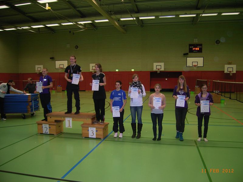 Serena und Xenia auf der Rangliste in Salzhausen