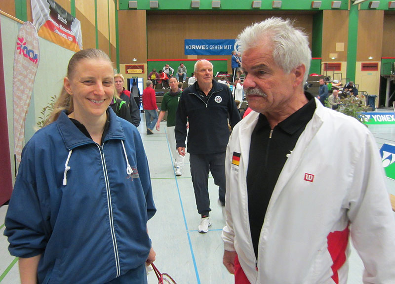 Dietmar im Gespräch mit Petra