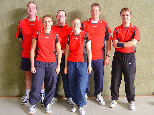 Unser Team in der Verbandsklasse:<br>von links: Peter Zlotos, Maren Gehlhar, Robin Bretschneider, Petra Kress, Ingo Achilles, Daniel Müller <br>Es fehlt: Stefan Sander
