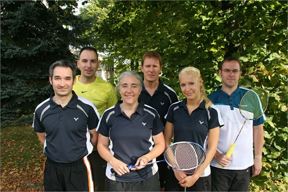 Von Links: Sascha Knetsch, Alexander Herlich, Jutta Lotz, Thomas Burgdorf, Nina Bethkenhagen, Jörn Arendholz