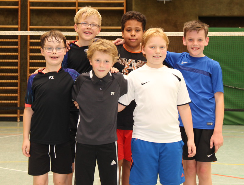 Unser Team in der Bezirksstaffel U13 Braunschweig: Von Links: Levin Müller, Nils Bruns, Rasmus Freudenhammer, Simon Owusu, David Fricke, Mika Rudolph