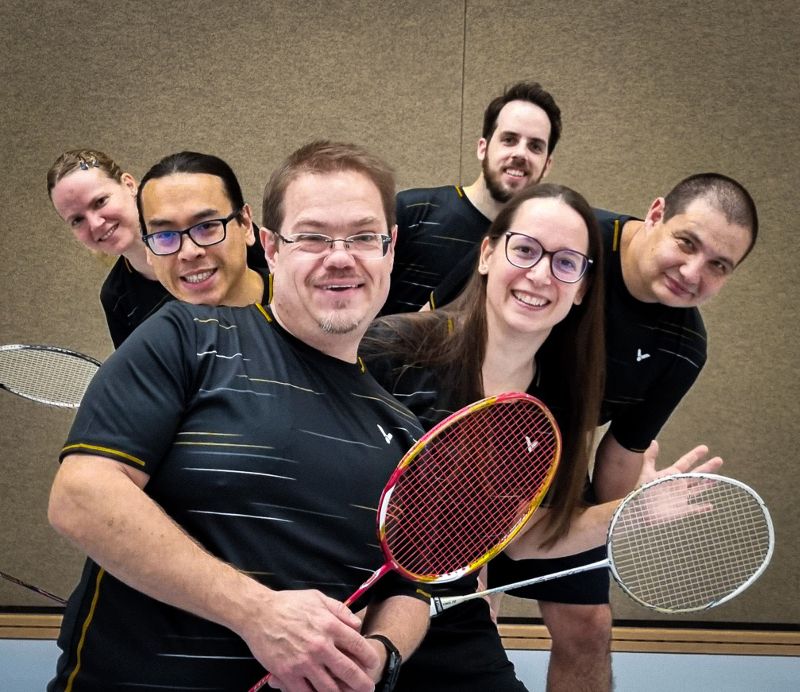 Unser Team in der Kreisliga BS: Fabia Hentschel, Hieu Nguyen, Carsten Borchert, Jakob Eyme, Silke Hannemann, Andrej Lamert